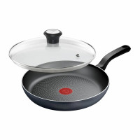 Tefal Сковорода с крышкой So' Light, 28см, алюминий, бакелит, стекло, черный (H0560642_SET)