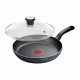 Tefal Frying pan with lid So' Light, 28 cm, aluminum, bakelite, glass, black (H0560642_SET)