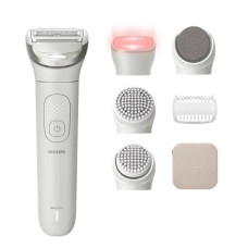 Philips Епілятор Philips Series 9900 дисковий, аккумул., пінцет.-32, волог.+сух., насадок-6, футляр, білий (BRE748/00)