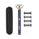 BaByliss Babyliss haircut kit Babyliss X- Blade Super-X Metal for mustache, beard, battery, nozzles-4, steel, case, blue (OT992E)