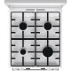 Gorenje Плита комби, 70л, 50x60см, дисплей, эмалированные реш, программатор IconLed, метал.крышка, белый (MEKS5121WM)