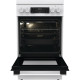 Gorenje Плита комби, 70л, 50x60см, дисплей, эмалированные реш, программатор IconLed, метал.крышка, белый (MEKS5121WM)
