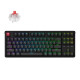 Клавиатура Keychron C3 Max Super Red Switch RGB Wireless/Bluetooth/USB UA Black (C3M-H1-UA)