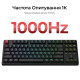 Клавиатура Keychron C3 Max Super Red Switch RGB Wireless/Bluetooth/USB UA Black (C3M-H1-UA)