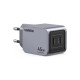 Зарядное устройство Ugreen 2xUSB-C PD45W GaN X707 gray (35008)