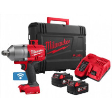 Milwaukee M18 ONEFHIWF34-502X Cordless Impact Wrench 18V Battery 2x5A h 0-1800 rpm 2034 Nm 3/4  ZP M12-18FC case 3.5 kg (4933459730)