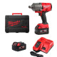 Milwaukee M18 ONEFHIWF34-502X Cordless Impact Wrench 18V Battery 2x5A h 0-1800 rpm 2034 Nm 3/4  ZP M12-18FC case 3.5 kg (4933459730)