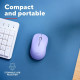 Trust Миша Trust Yvi+ Compact Multi-Device, WL/BT/USB-A, фіолетовий (25583_TRUST)