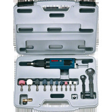 Bosch Шлифмашина прямая пневматическая Professional 320Вт шлифкруг до 40мм 22000об/мин цанга 6мм набор основок 1.6кг кейс (0.607.260.110)