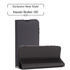 Чехол для мобильного телефона BeCover Exclusive New Style Xiaomi Redmi 15С 5G (173mm) EU Black (713918)
