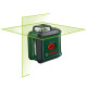 Bosch Нiвелiр лазерний Bosch до 24м ±0.4мм/м зелений промінь чохол 0.560кг (0.603.663.EZ0)