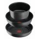 Tefal Tefal Ingenio Inspiration Cookware Set, 6 pieces, aluminum, glass, bakelite, black (L867S604)
