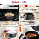 Tefal Tefal Ingenio Inspiration Cookware Set, 6 pieces, aluminum, glass, bakelite, black (L867S604)