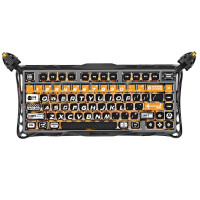 GravaStar Клавиатура механическая Mercury K1 Pro 80keys, GravaStar x Kailh Speedy Mint, BT/WL/USB, CyberFlare (GS_K1_PRO_BO_BLK)