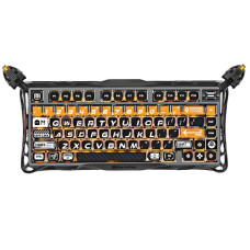 GravaStar Клавиатура механическая Mercury K1 Pro 80keys, GravaStar x Kailh Speedy Mint, BT/WL/USB, CyberFlare (GS_K1_PRO_BO_BLK)