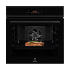 Electrolux Electric oven, 72 l, A+, display, convection, pyrolysis, telescopic guides, black (EOE8P39H)