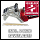 Einhell GE-GS 18/150 Li Kit cordless reciprocating saw, 18V battery, 1x2.5Ah, cutting capacity 100/80mm, stroke 20mm, weight 1.28kg (3408290K)