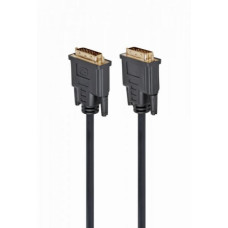 Кабель мультимедійний DVI M to DVI M 3.0m 24+1pin Cablexpert (CC-DVI2-BK-10)