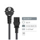 Кабель питания C13 1.8m black ColorWay (CW-CBP082-BK)
