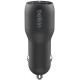 Belkin DUAL USB-A CAR CHARGER w/ 1M PVC A-mUSB, 24W, BLK (CCE002BT1MBK)