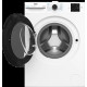 Beko Front-loading washing machine, 8 kg, 1000, A, 55 cm, display, inverter, steam, white (BM1WFSU38033WB)