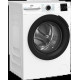 Beko Front-loading washing machine, 8 kg, 1000, A, 55 cm, display, inverter, steam, white (BM1WFSU38033WB)