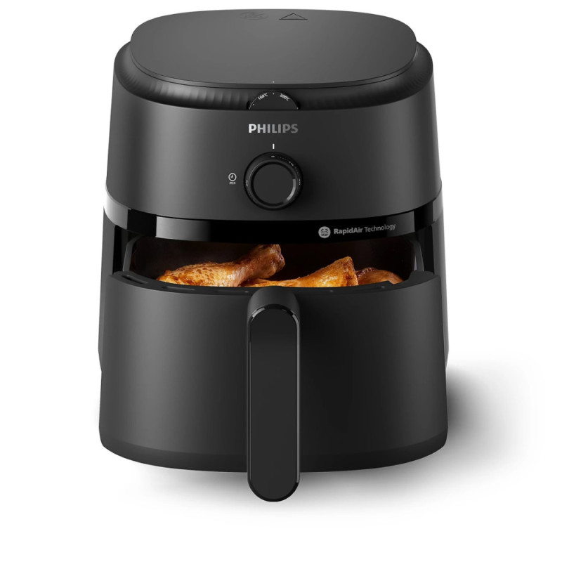 Philips Мультипіч Ovi L, 1500Вт, чаша-4.2л, механічне керування, 12 авто. програм, пластик, чорний (NA120/00)