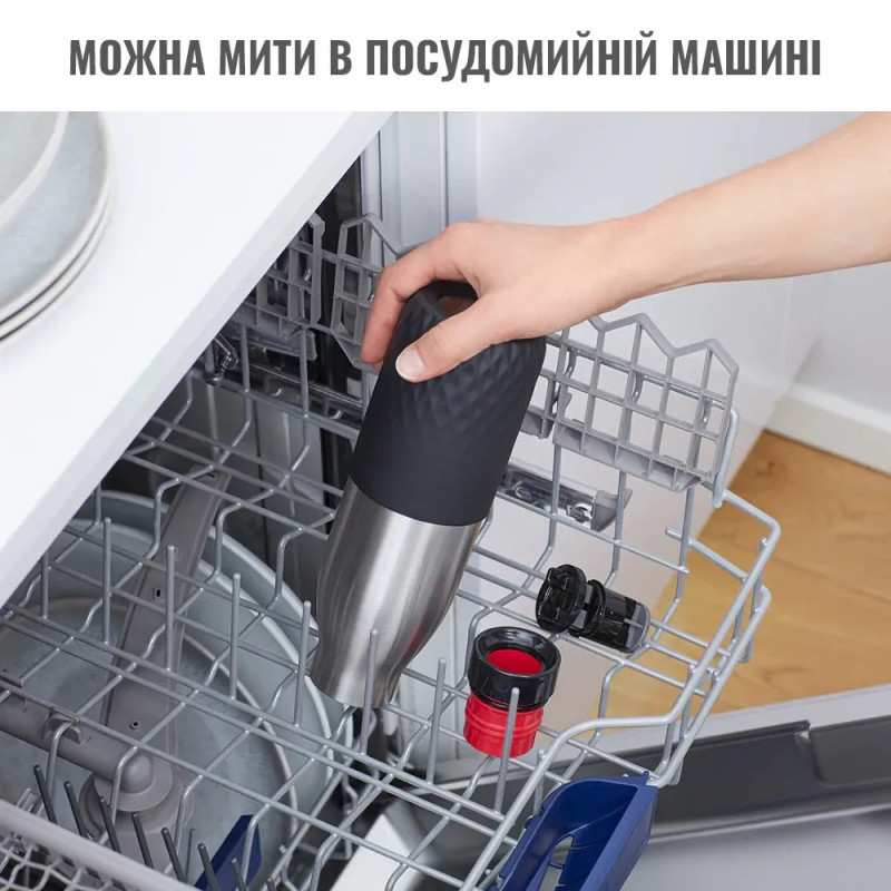 Tefal Thermal bottle Bludrop, 700ml, stainless steel, black (N3111110)