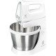 Electrolux stationary mixer 450W, nozzles-4, bowl-iron, 3.5 L, white (ESM3300)