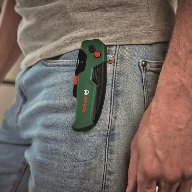 Bosch Ніж, трапецієподібне лезо, корпус двокомпонентний, 175x40x25мм (1.600.A03.2V7)