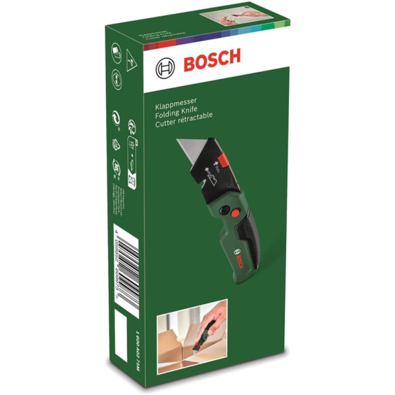 Bosch Ніж, трапецієподібне лезо, корпус двокомпонентний, 175x40x25мм (1.600.A03.2V7)