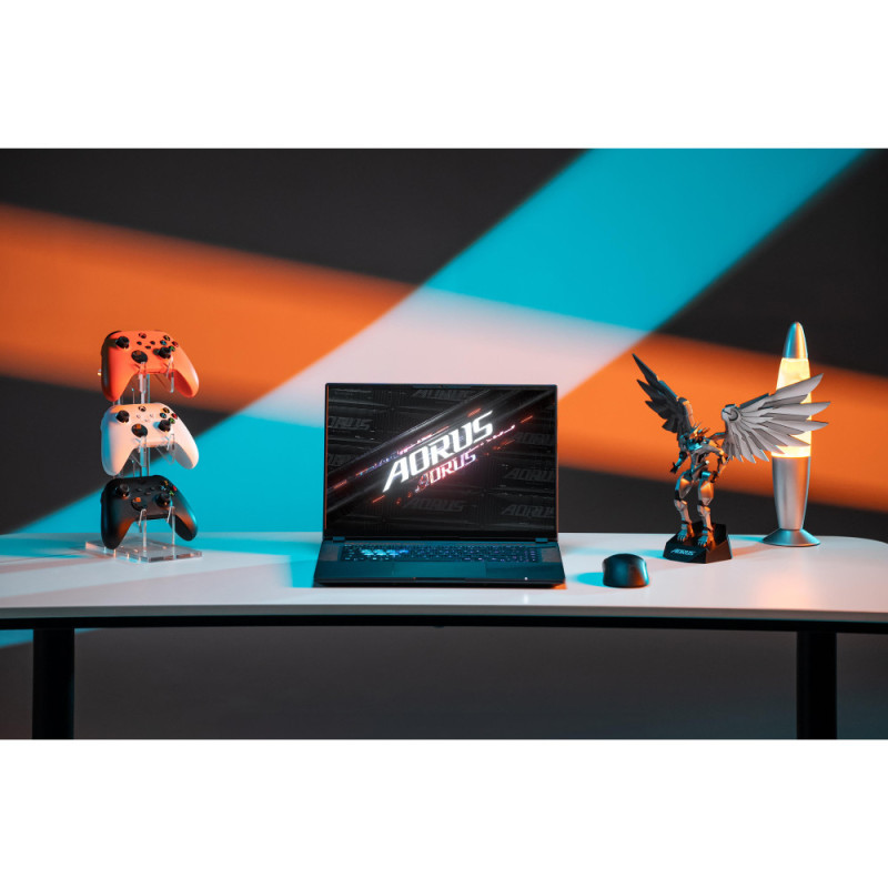 Gigabyte AORUS Notebook 16X 16.0 QHD 165Hz, Intel i7-13650HX, 16GB, F1TB, NVD4070-8, W11, black (AORUS_16X_9SG-43UAC54SH)