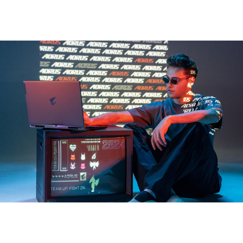 Gigabyte AORUS Notebook 16X 16.0 QHD 165Hz, Intel i7-13650HX, 16GB, F1TB, NVD4070-8, W11, black (AORUS_16X_9SG-43UAC54SH)