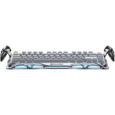 GravaStar Клавіатура механічна GravaStar Mercury K1 Pro 80keys, GravaStar x Kailh Speedy Mint, EN/UKR, BT/WL/USB, сірий (GSK1PRO_GRY)