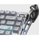 GravaStar Клавіатура механічна GravaStar Mercury K1 Pro 80keys, GravaStar x Kailh Speedy Mint, EN/UKR, BT/WL/USB, сірий (GSK1PRO_GRY)