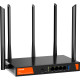 Tenda Маршрутизатор W30E Hotspot AX3000 4xGE (1xGE WAN, 2xGE LAN/WAN, 1xGE LAN)
