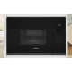 Bosch Bosch Microwave oven built-in, 20L, electronic control, 800W, display, black/inox (BFL524MH2)