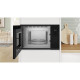 Bosch Bosch Microwave oven built-in, 20L, electronic control, 800W, display, black/inox (BFL524MH2)