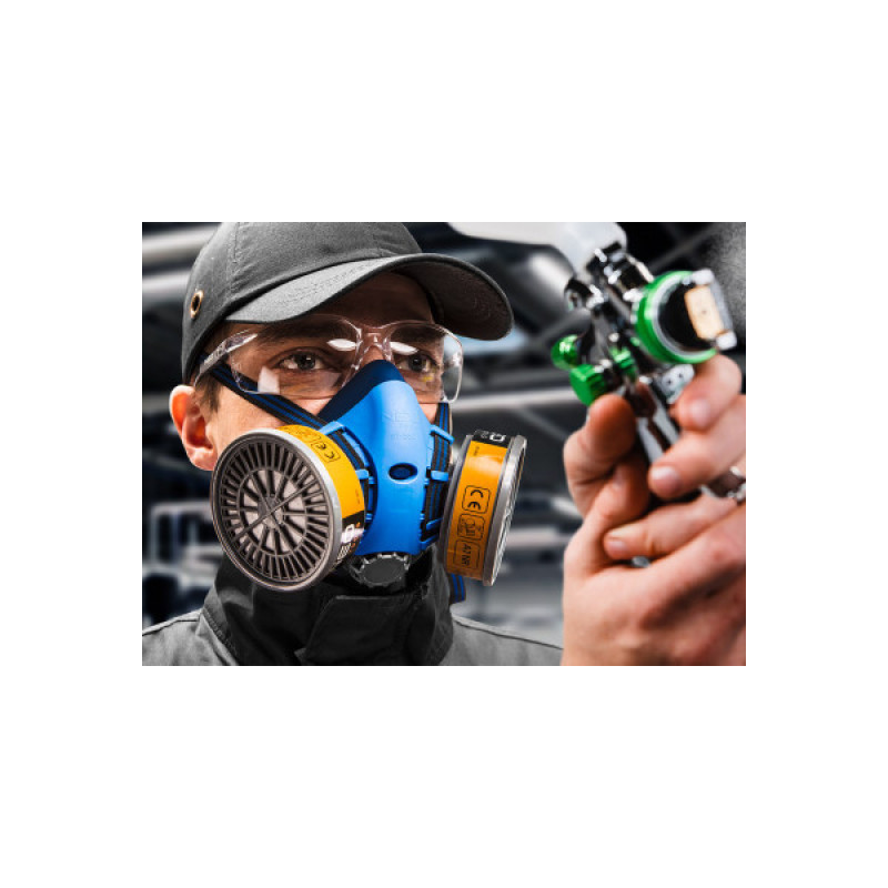 Neo Tools Бейсболка робоча, бавовна, посилена всередині захисними елементами, чорний (97-590)