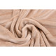 ARDESTO Flannel blanket, 200x220cm, beige, 100% polyester (ART0206SB)