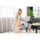 ARDESTO Flannel blanket, 200x220cm, beige, 100% polyester (ART0206SB)