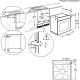 Electrolux Духовой шкаф электрический, 65л, A, дисплей, конвекция, телескопические направляющие, черный (EOF3H50BK)