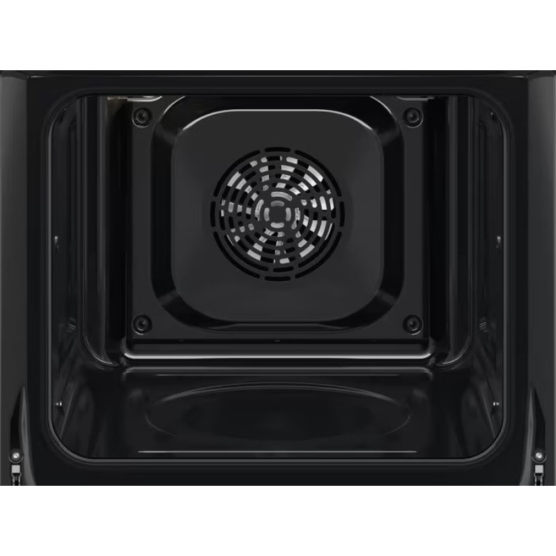 Electrolux Духовой шкаф электрический, 65л, A, дисплей, конвекция, телескопические направляющие, черный (EOF3H50BK)
