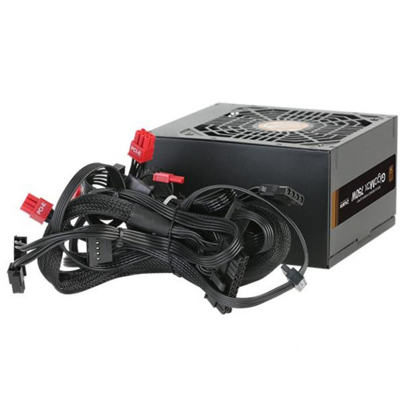 Zalman Блок живлення Gigamax (750W), 88%, 80+ Bronze, 120mm, 1xMB 24pin(20+4), 1xCPU 8pin(4+4), 3xMolex, 5xSATA, 4xPCIe 8pin(6+2) (ZM750-GVII)