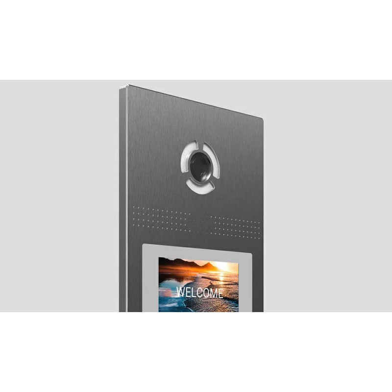 BAS-IP Outdoor panel AA-12FB, multiple subscribers, 1.3MP, 90 degrees, call redirection, contactless cards, silver (AA-12FB_S)