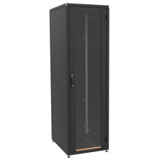 ZPAS Enclosure 19”, 33U, SZB IT, front glass door, 600x800 mm, max. 1000 kg, black (W-IT-336080-69AA-2-161FB)