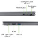 Acer Ноутбук Chromebook Plus CB514-4H 14" FHD IPS, Intel i3-N305, 8GB, F512GB, UMA, ChromeOS, сірий (NX.KUZEU.001)