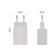 Зарядное устройство EMOS V02G20 1xUSB-A + 1xUSB-C PD20W GaN (V02G20)