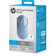 HP Миша HP 400 Quiet, WL/BT, блакитний (AZ7B4AA)