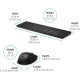 HP HP Combo keyboard and mouse НР 650, WL, EN/UK, black (4R013AA)